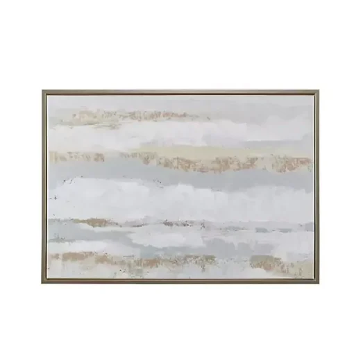 Kirklands Home Framed Art|Strato Hand Embellished Gold Foil Framed Art Print