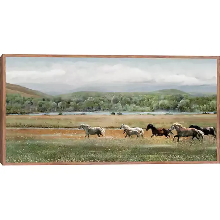 Kirklands Home Canvas Art|Summer Herd Framed Canvas Art Print