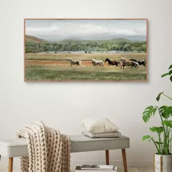 Kirklands Home Canvas Art|Summer Herd Framed Canvas Art Print