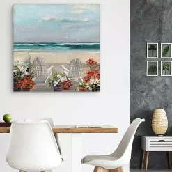 Kirklands Home Canvas Art|Summer Sea Breeze Giclee Canvas Art Print Multi