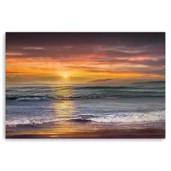 Kirklands Home Canvas Art|Sundown Descanso Beach Canvas Art Print, 60x40 in.