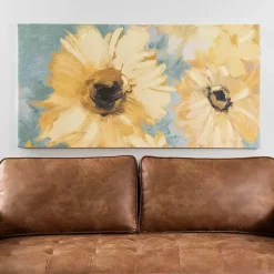 Kirklands Home Canvas Art|Sunflower Escape Canvas Art Print, 60x30 in.