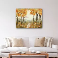 Online Sun-Kissed Grove Canvas Art Print Fall