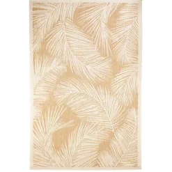 Kirklands Home Outdoor Rugs|Sunlight Palm Leaves Outdoor Area Rug, 6x9