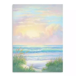 Kirklands Home Canvas Art|Sunlit Waves Canvas Art Print
