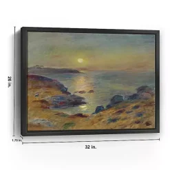 Kirklands Home Canvas Art|Sunset in Douarnenez Framed Canvas Art Print