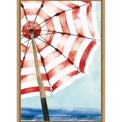 Kirklands Home Canvas Art|Surf and Sun Framed Canvas Art Print