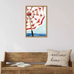Kirklands Home Canvas Art|Surf and Sun Framed Canvas Art Print
