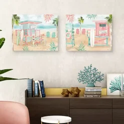 Kirklands Home Canvas Art|Surfs Up Canvas Art Prints, Set 2