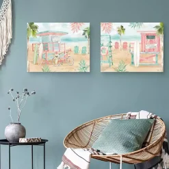 Kirklands Home Canvas Art|Surfs Up Canvas Art Prints, Set 2
