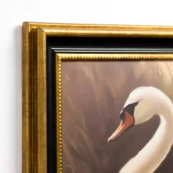 Kirklands Home Framed Art|Swan Lake Framed Art Print