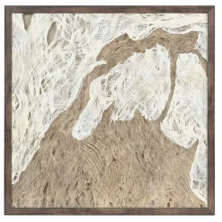 Kirklands Home Wall Plaques|Swept Away II Shadowbox Wall Plaque