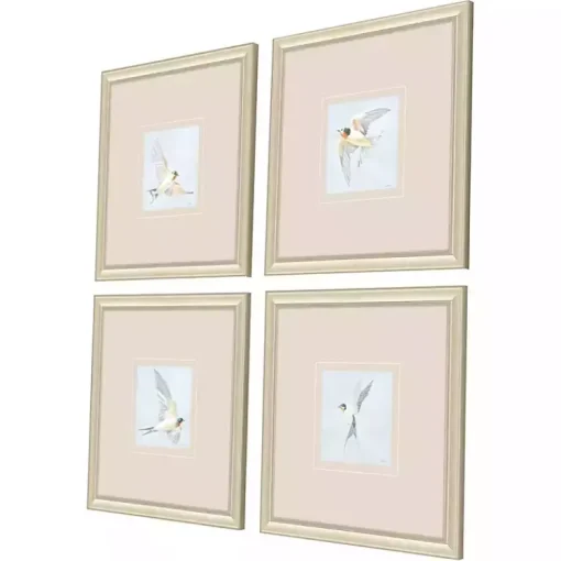 Kirklands Home Framed Art|Swift Birds Framed Art Prints, Set of 4