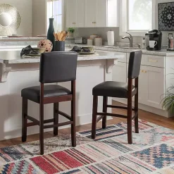 Kirklands Home Bar Stools & Counter Height Stools|Sydney Espresso Counter Stool Brown