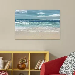 Kirklands Home Canvas Art|Symphony of the Sea Giclee Canvas Art Print, 26x18 Blue