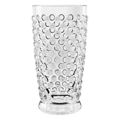 Kirklands Home Outdoor Dining|Tall Embossed Acrylic Tumblers, Set of 6 Clear