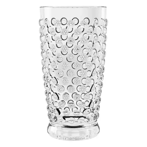 Kirklands Home Outdoor Dining|Tall Embossed Acrylic Tumblers, Set of 6 Clear