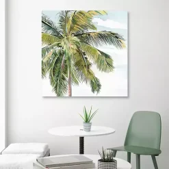 Kirklands Home Canvas Art|Tall Palm Canvas Art Print, 35x35 in.