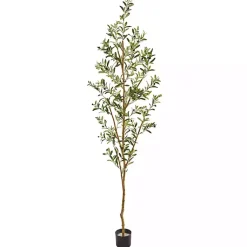 Hot Tall Potted Olive Branch Tree, 82 in. Trees & Topiaries