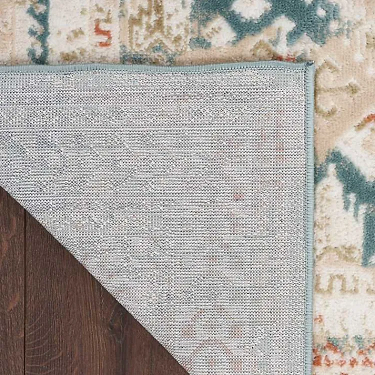 Kirklands Home Area Rugs|Talula Teal Bohemian Vintage Area Rug, 5x7