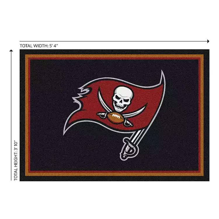 Kirklands Home Area Rugs|Tampa Bay Buccaneers Area Rug, 4x6