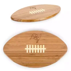 Kirklands Home Serving & Entertaining|Tampa Bay Buccaneers Bamboo Football Cutting Board Tan