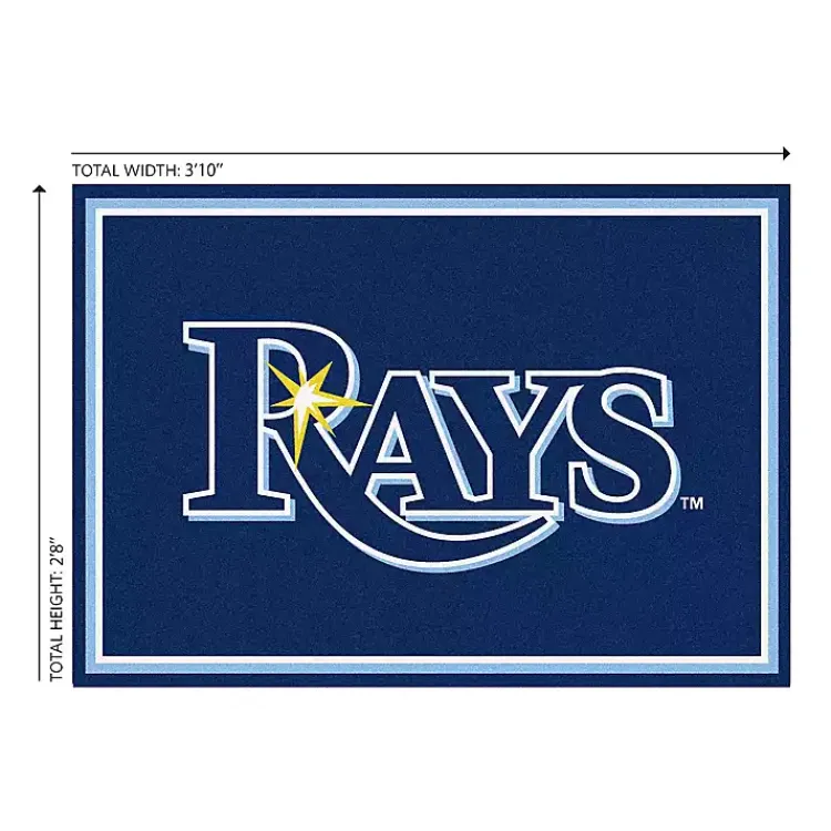 Kirklands Home Area Rugs|Tampa Bay Devil Rays Spirit Rug, 3x4 Blue