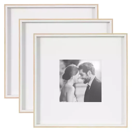 Kirklands Home Gallery Wall Frames|Tan & White Gibson 3-pc. Gallery Wall Frame Set