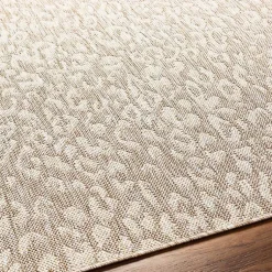 Kirklands Home Outdoor Rugs|Tan Amur Outdoor Rug, 5x7