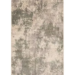 Kirklands Home Area Rugs|and Black Abstract Livs Area Rug, 5x7 Tan