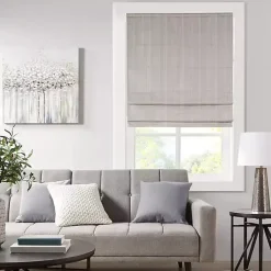 Kirklands Home Curtains & Drapes|Basketweave Cordless Roman Shade, 35 in. Tan