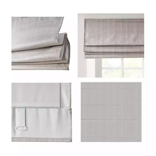 Kirklands Home Curtains & Drapes|Basketweave Cordless Roman Shade, 35 in. Tan