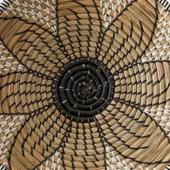 Kirklands Home Wall Plaques|Tan Bohemian Seagrass 5-pc. Wall Plaque Set