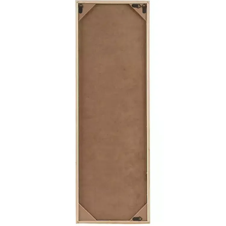 Kirklands Home Wall Plaques|Carved Wood Laurel Branches Panel Wall Plaque Tan