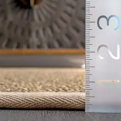 Kirklands Home Area Rugs|Checker Weave Seagrass Area Rug, 5x8 Tan