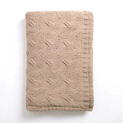 Sale Chenille Cable Knit Throw Blankets & Throws