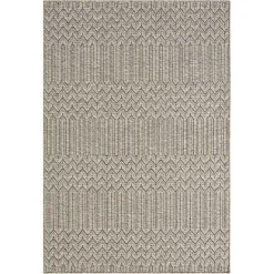 Kirklands Home Area Rugs|Chevron Indoor/Outdoor Area Rug, 5x7 Tan