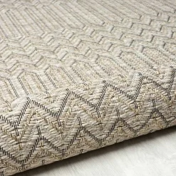 Kirklands Home Area Rugs|Chevron Indoor/Outdoor Area Rug, 7x9 Tan