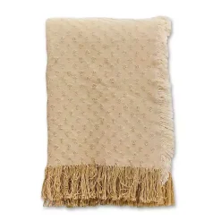 Outlet Dotted Woven Throw Blankets & Throws