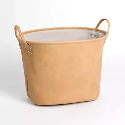 Sale Faux Leather Storage Bin Baskets & Boxes