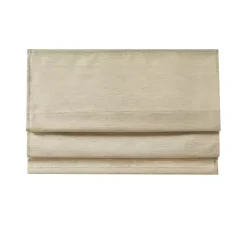 Kirklands Home Curtains & Drapes|Faux Silk Room Darkening Roman Shade, 31 in. Tan
