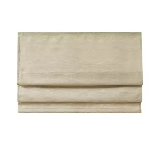 Kirklands Home Curtains & Drapes|Faux Silk Room Darkening Roman Shade, 35 in. Tan