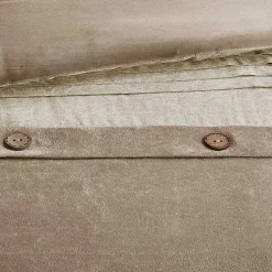 Kirklands Home Comforters|Faux Suede 7-pc. King Comforter Set Tan