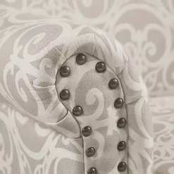 Kirklands Home Accent Chairs|Fretwork Accent Club Chair Tan