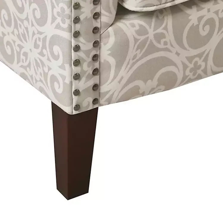 Kirklands Home Accent Chairs|Fretwork Accent Club Chair Tan