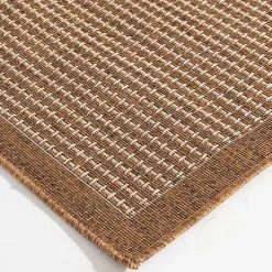 Kirklands Home Outdoor Rugs|Gather Indoor/Outdoor Area Rug, 5x7 Tan