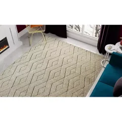 Kirklands Home Area Rugs|Modern Chevron Area Rug, 5x7 Tan