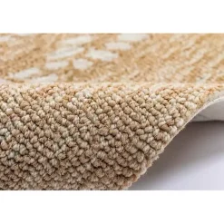 Kirklands Home Outdoor Rugs|Nautical Rope Indoor/Outdoor Area Rug, 2x3 Tan