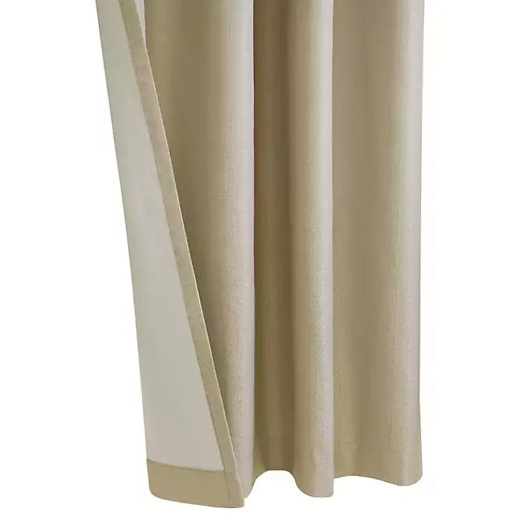 Kirklands Home Curtains & Drapes|Newberry Blackout Curtain Panel, 63 in. Tan