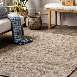 Kirklands Home Area Rugs|Nona Emily Henderson x RugsUSA Area Rug, 6x9 Tan